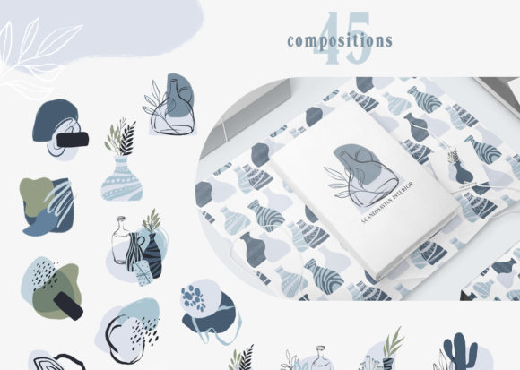 Abstract Floral Clipart: A Versatile Tool for Creative Projects
