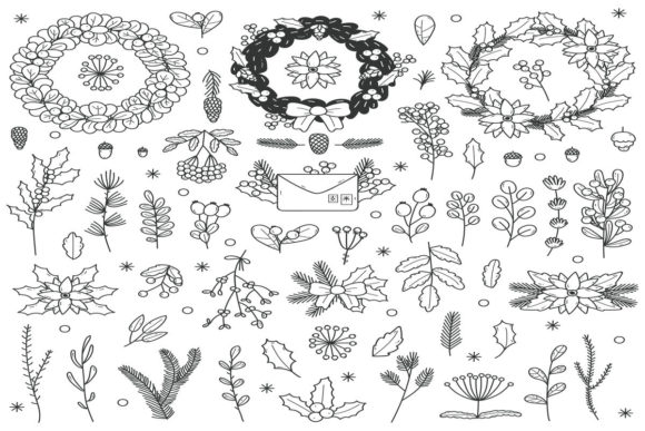 Enhance Your Christmas Projects with Floral Elements