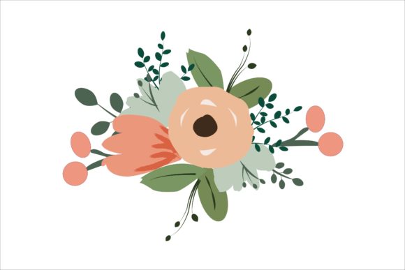 Explore the Elegance of Leaf Floral Flowers Pattern Illustration
