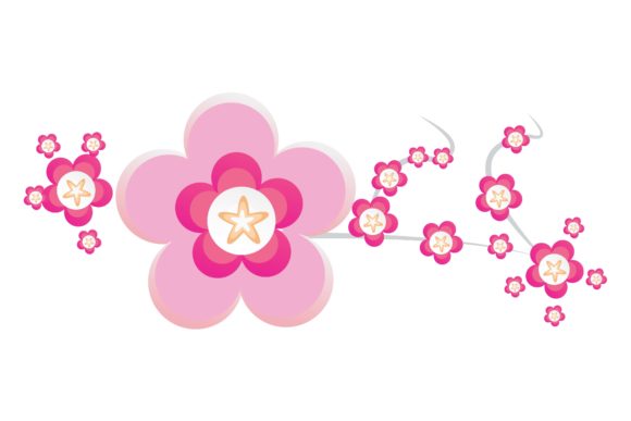 Exploring the Versatility of Purple Pink Floral Flower Illustration in Modern Design