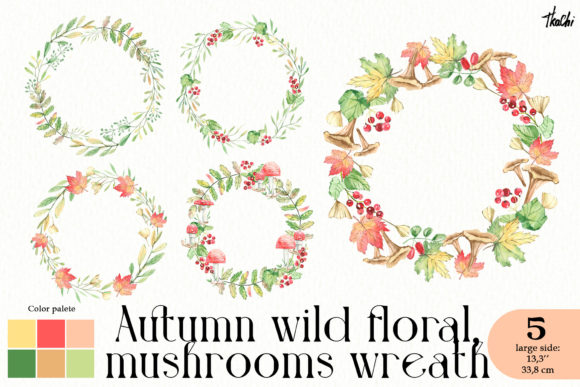 Exploring the Versatility of Watercolor Autumn Floral Wreath PNG