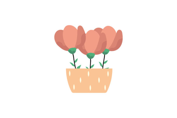 Simple Floral Vector: A Versatile Design for Various Creative Projects