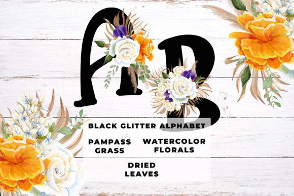 Unlocking Creativity with the Black Boho Floral Alphabet: A Versatile Design Solution