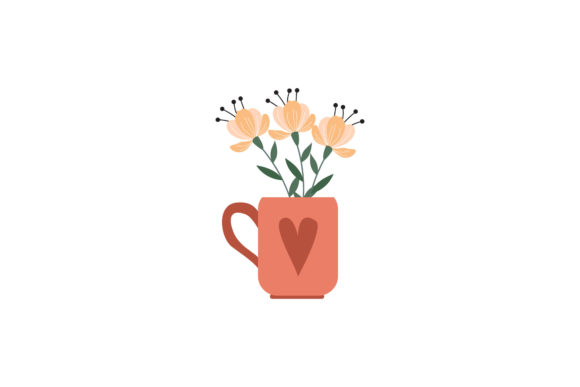 Vector Floral Nature Pot Spring: A Versatile Design
