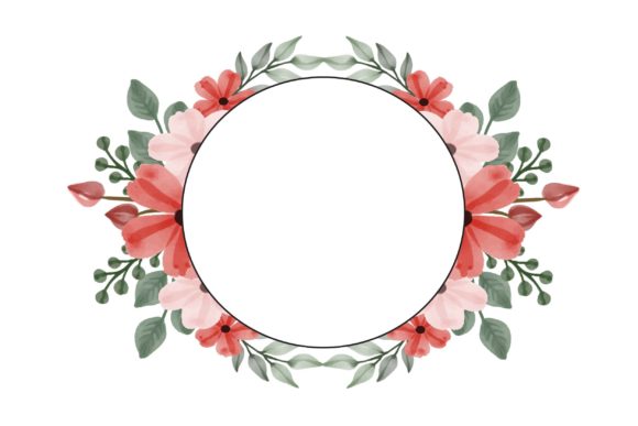 Watercolor Floral Frame Collections: A Versatile and Elegant Design Solution