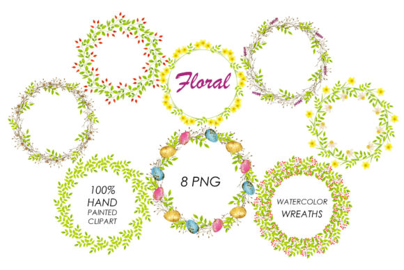Watercolor Spring Floral Ornaments: A Versatile Tool for Creative Expression